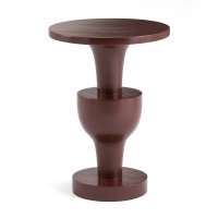 Стол На ножке из массива мангового дерева Okello единый размер красный AM.PM  фото, kupilegko.ru